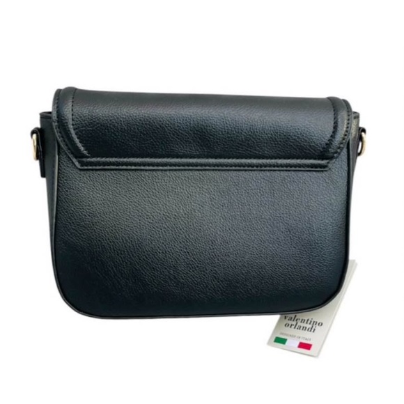 Valentino Orlandi Black Leather Crossbody Bag - Picture 2 of 3